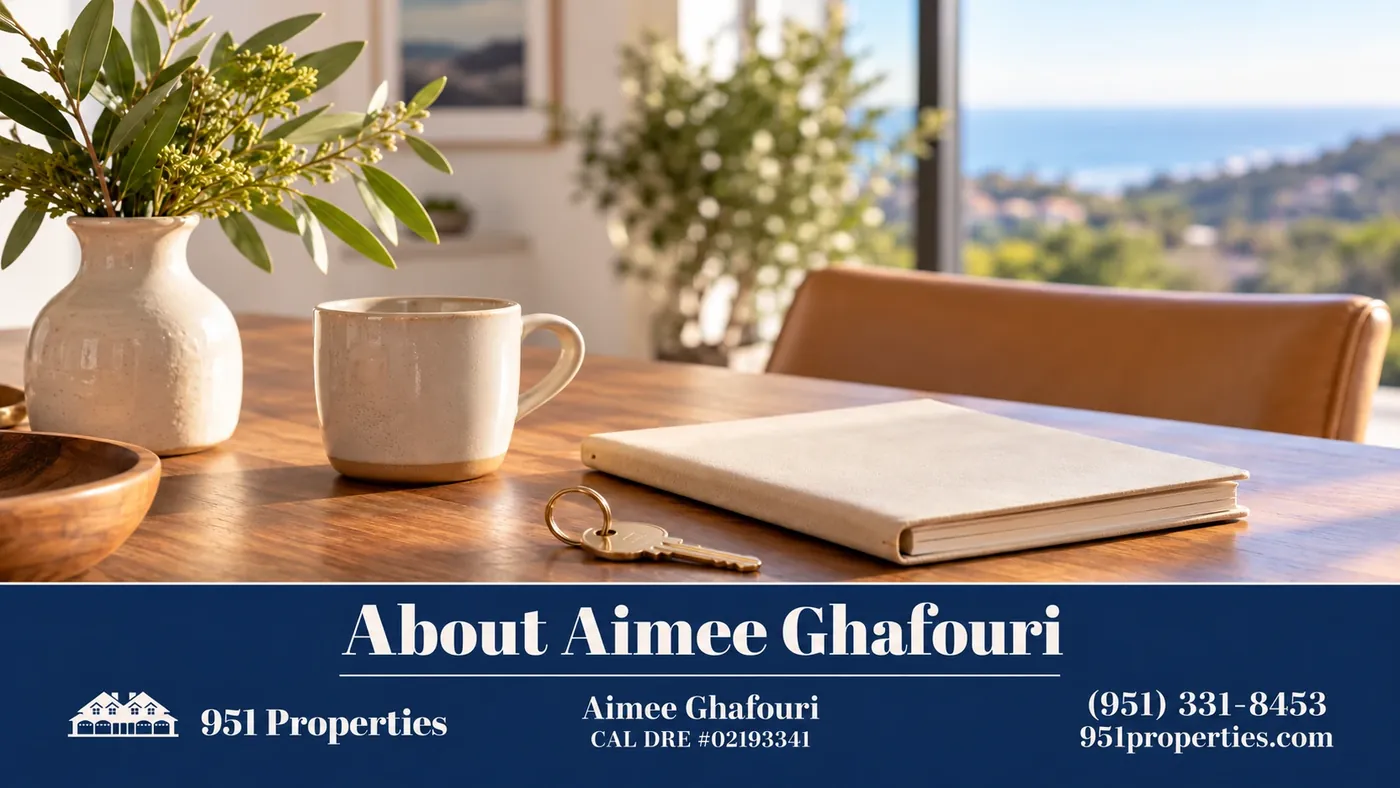 About Aimee Ghafouri – personal service detail illustration | 951 Properties