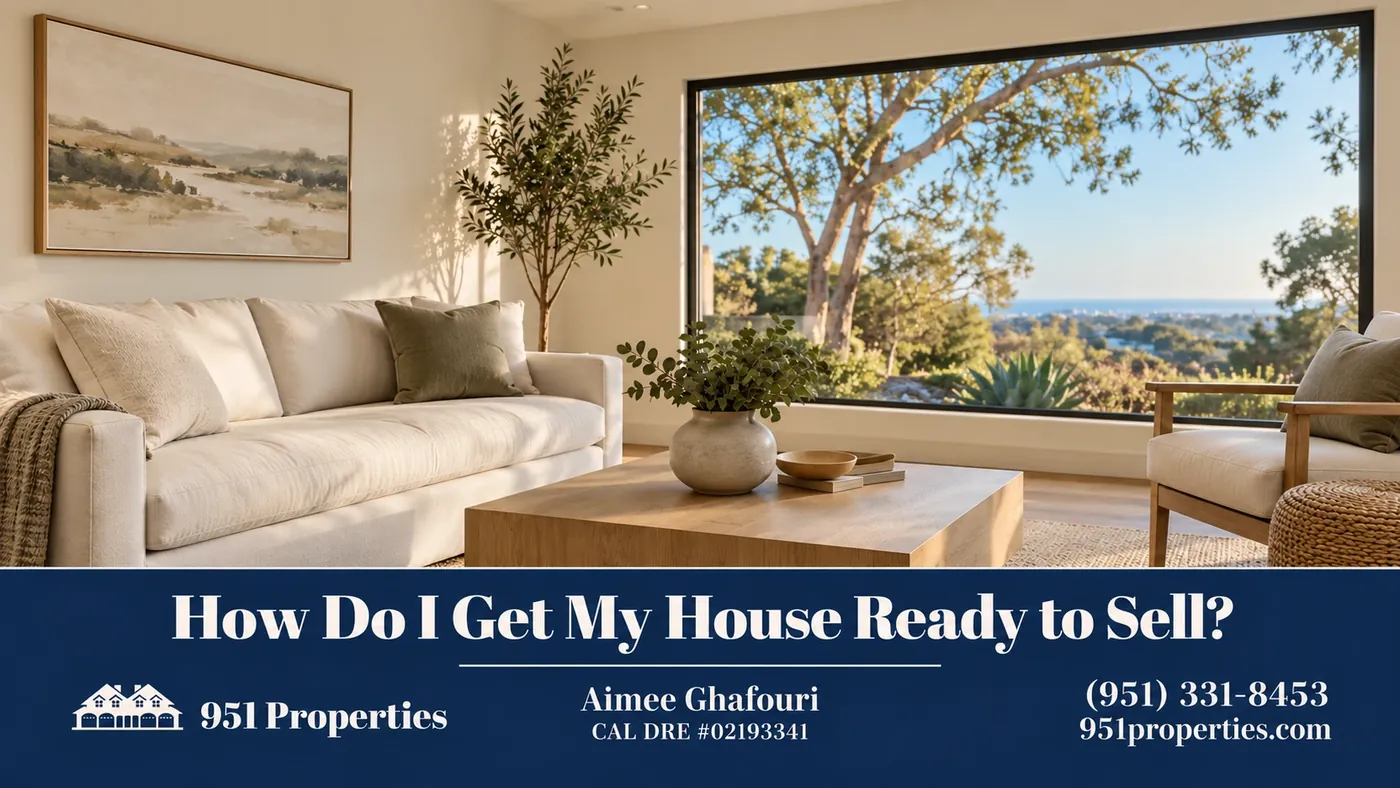 Staging and decluttering – illustration for “How Do I Get My House Ready to Sell?”