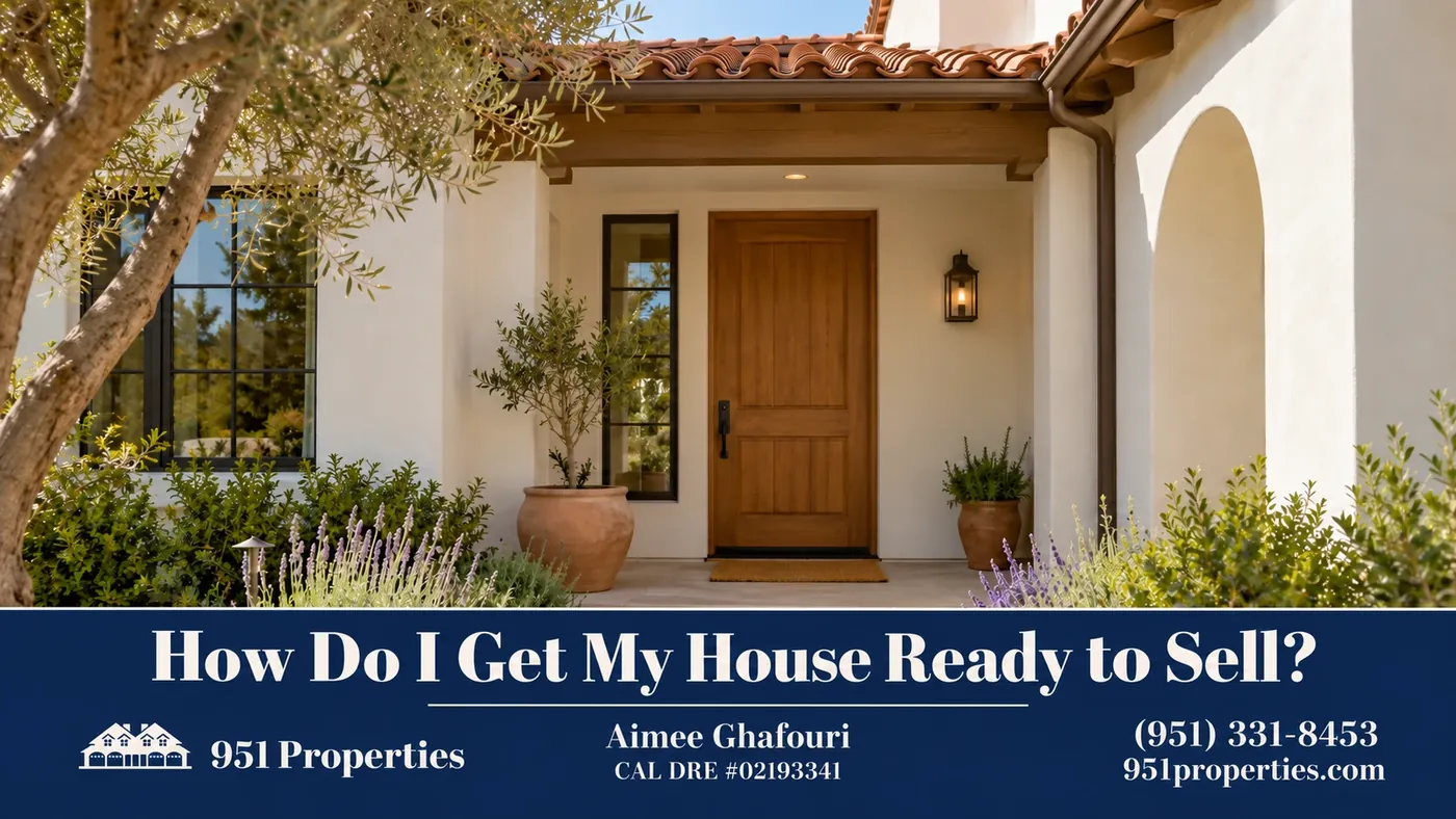Curb appeal – illustration for “How Do I Get My House Ready to Sell?”