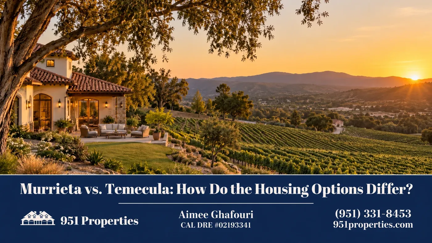 Wine-country housing – illustration for “Murrieta vs. Temecula: How Do the Housing Options Differ?”