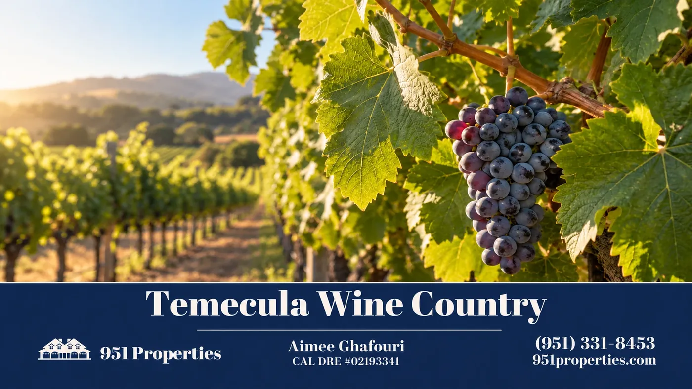 Temecula Wine Country real estate – local living detail illustration | 951 Properties