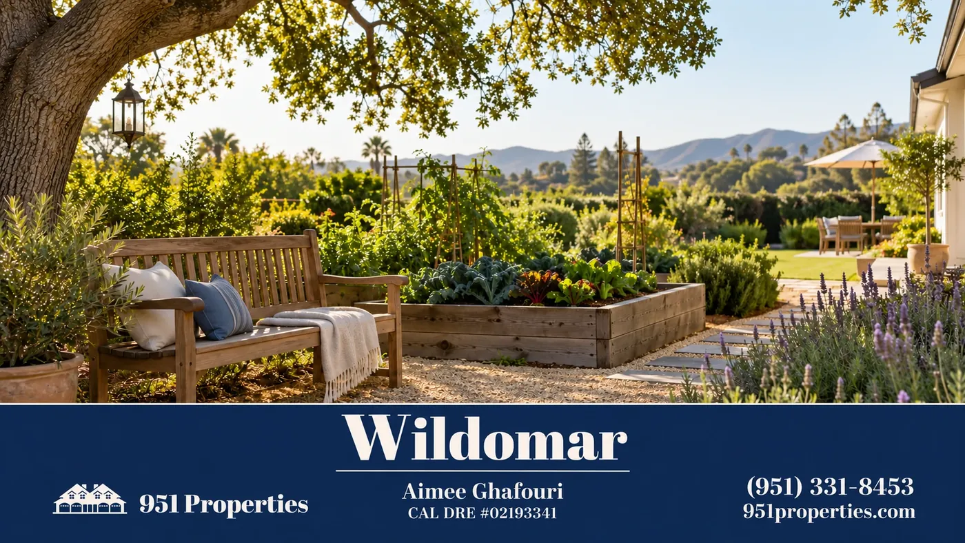 Wildomar real estate – local living detail illustration | 951 Properties