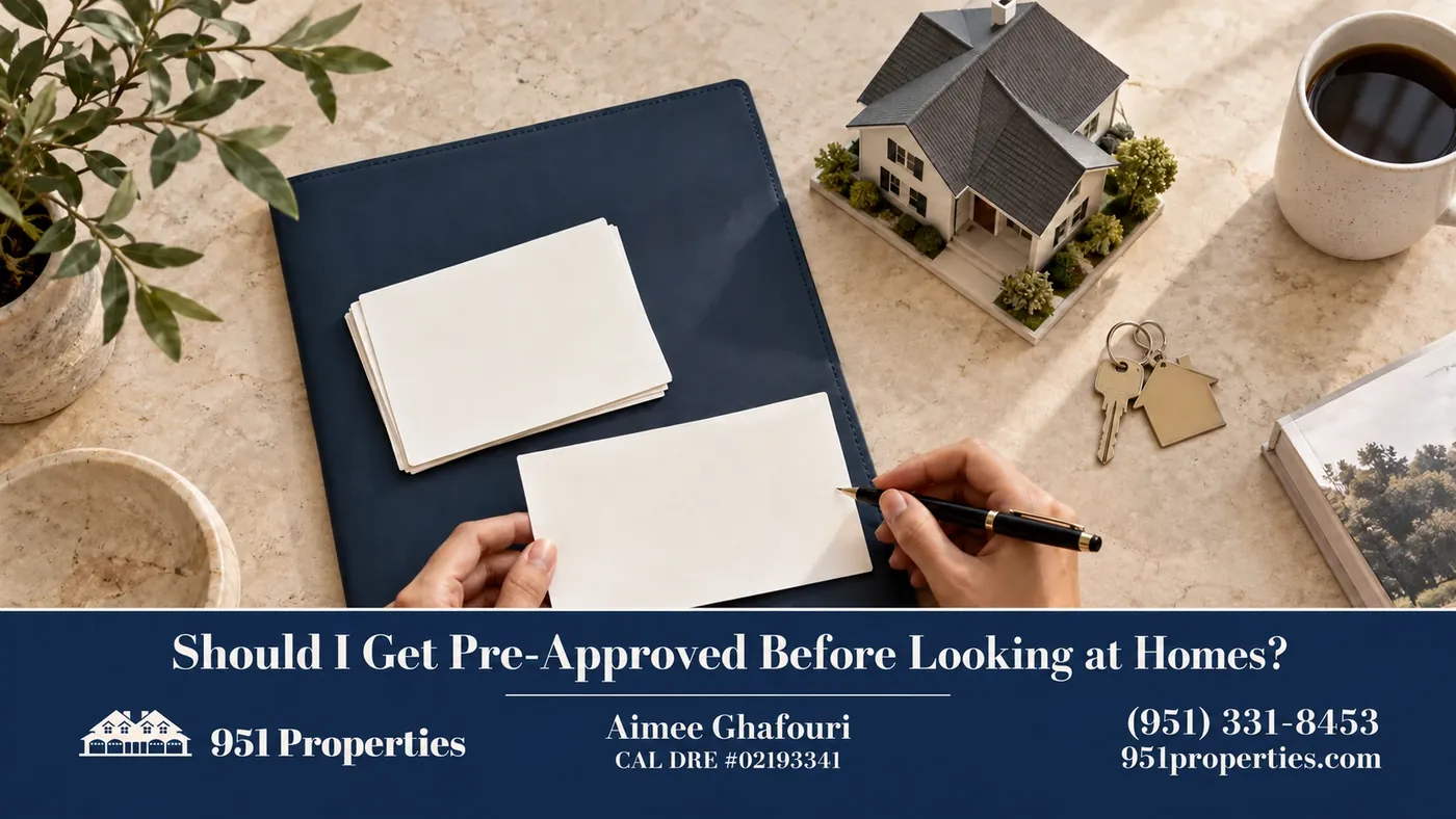 Organized home-buying preparation – illustration for “Should I Get Pre-Approved Before Looking at Homes?”