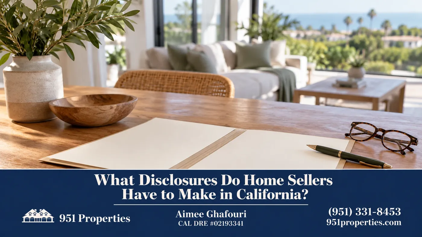 Document review – illustration for “What Disclosures Do Home Sellers Have to Make in California?”