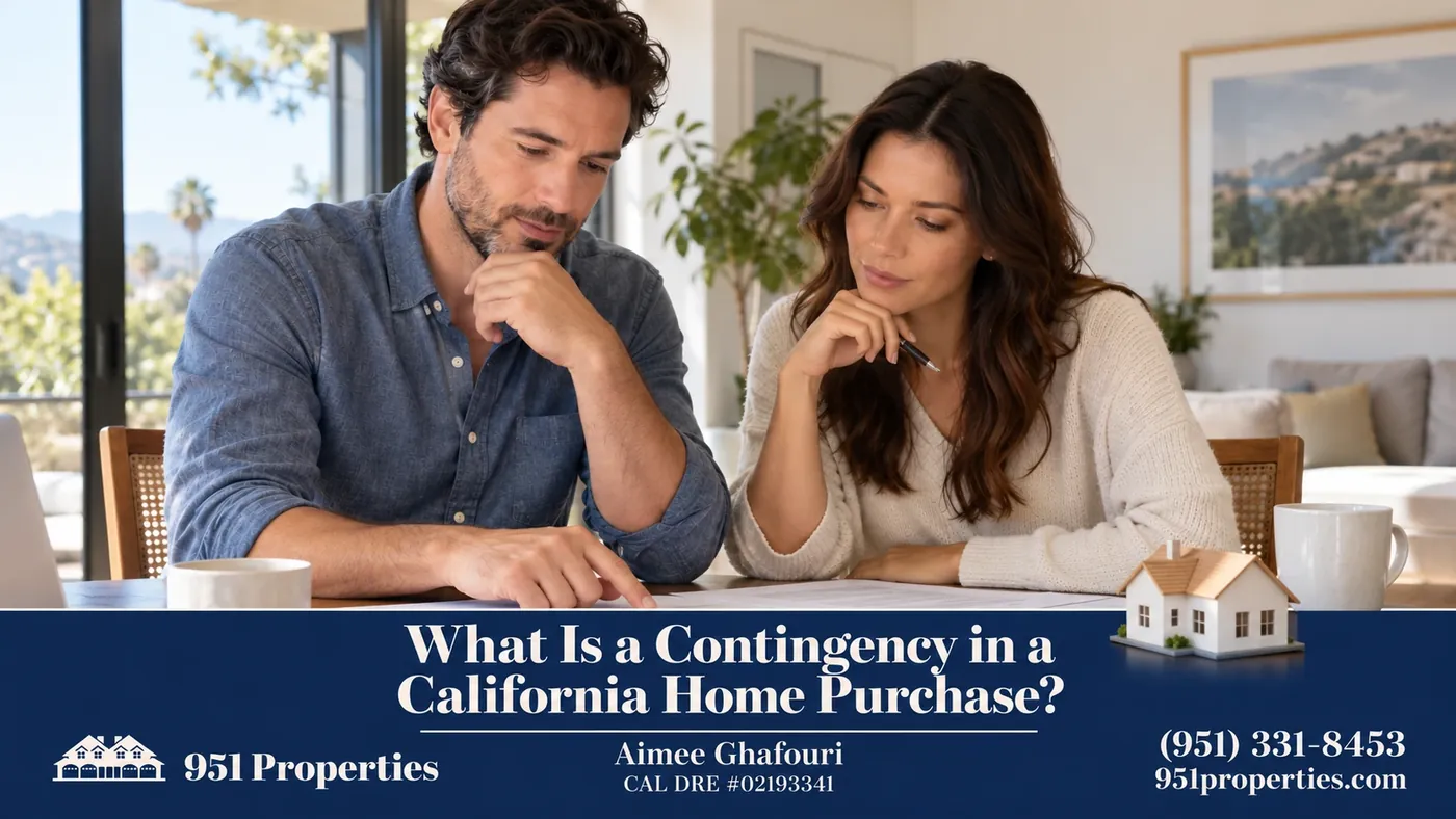 Careful contract review – illustration for “What Is a Contingency in a California Home Purchase?”